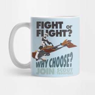 Fight or Flight-Why Choose? Scout Troopers Mug